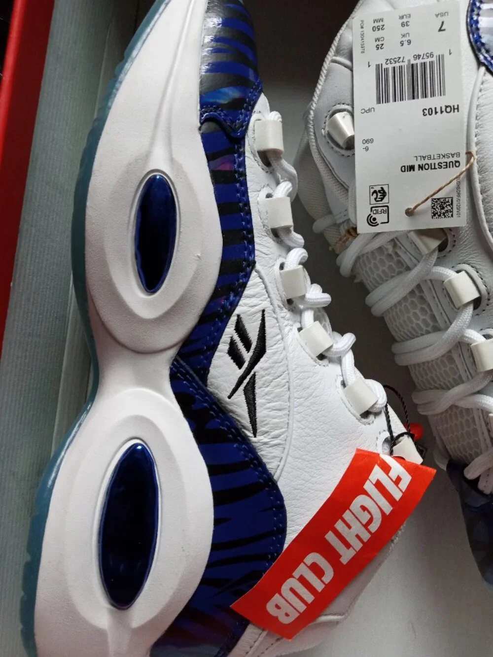 (NWB) Panini x Question Mid Big Kid 'Tiger Prizm' GS 7Y